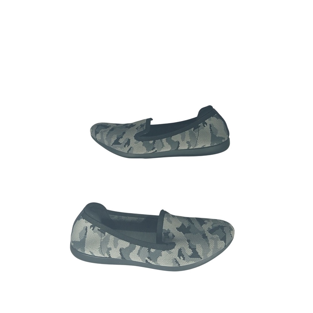 Clarks Cloudsteppers Sillian 2.0 Moon Loafers 6 Grey Camo Slip On Flats Comfort